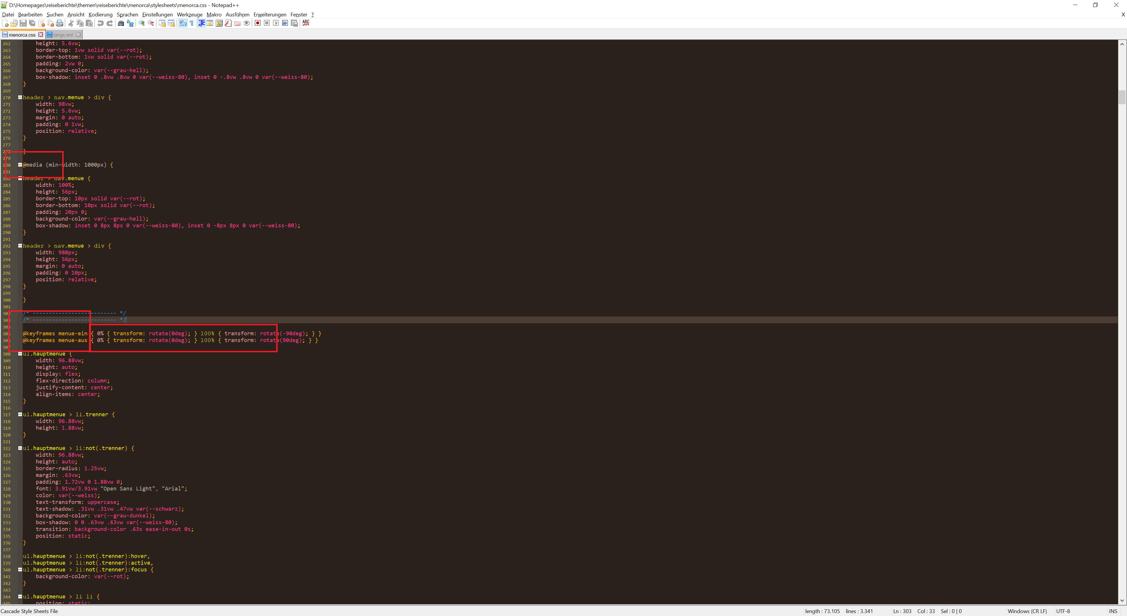 Wrong color representation of some valid/standard CSS code (@-rules) |  Notepad++ Community