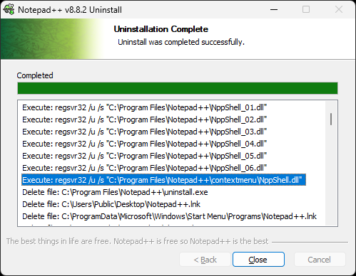 npp-uninstall-v882-ok.png